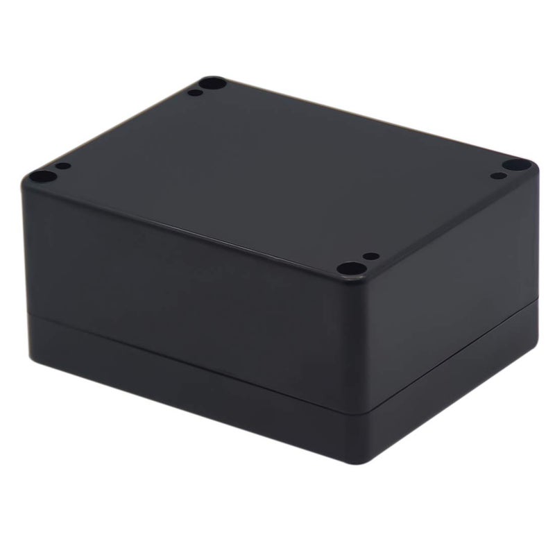 Zulkit Junction Box, Zulkit Project Box IP65 Waterproof Outdoor Box ABS Plastic Electrical Boxes Electronic Enclosure Black 4.5 x 3.5 x 2.2 inch(115 x 90 x 55 mm)(Pack of 1) - Image 3